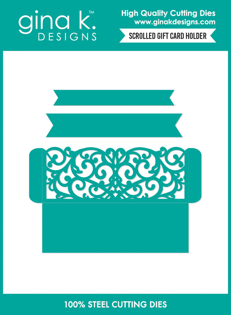 Scrolled Gift Card Holder Die Set