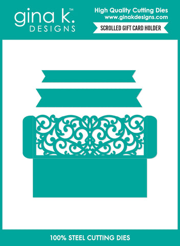 Scrolled Gift Card Holder Die Set