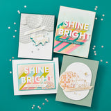 Shine Bright Etched Dies from the Shine Bright Collection by Carissa Wiley