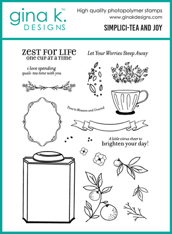 Simplici-tea and Joy Stamp Set