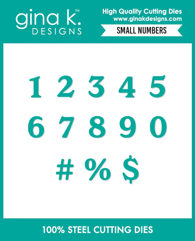 Small Numbers Die Set