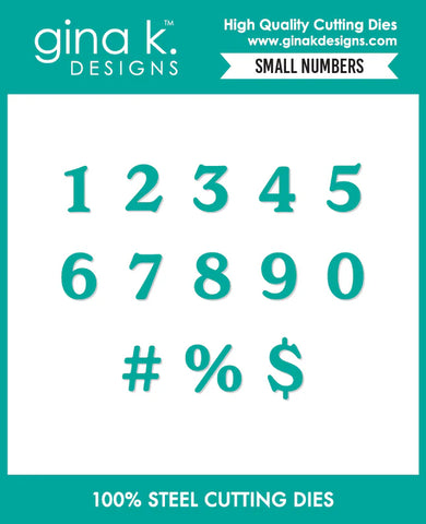 Small Numbers Die Set