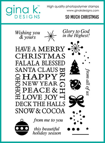 So Much Christmas Stamp Set