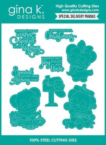Special Delivery Pandas Die set