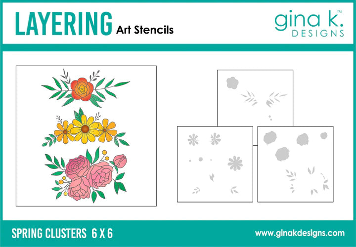 Spring Clusters Stencils