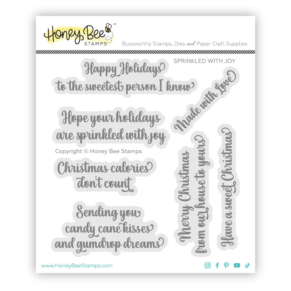 Sprinkled With Joy 4x4 Stamp Set