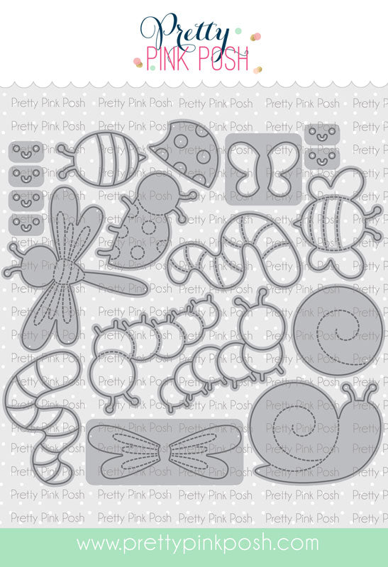 Stitched Bugs Die Set