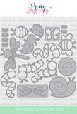 Stitched Bugs Die Set