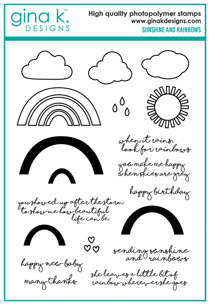 Sunshine and Rainbows Stamp Set