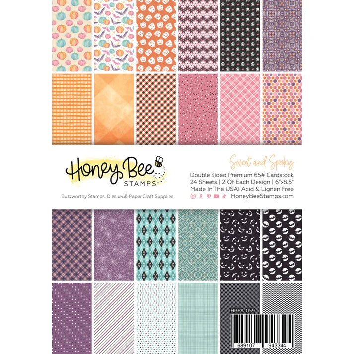 Sweet & Spooky Paper Pad 6x8.5 - 24 Double Sided Sheets