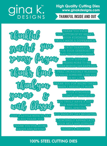 Thankful Inside and Out Die Set