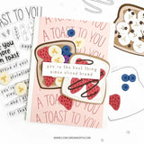 Toast Time Stamp Set (4" x 6")