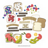 Toast Time Stamp Set (4" x 6")