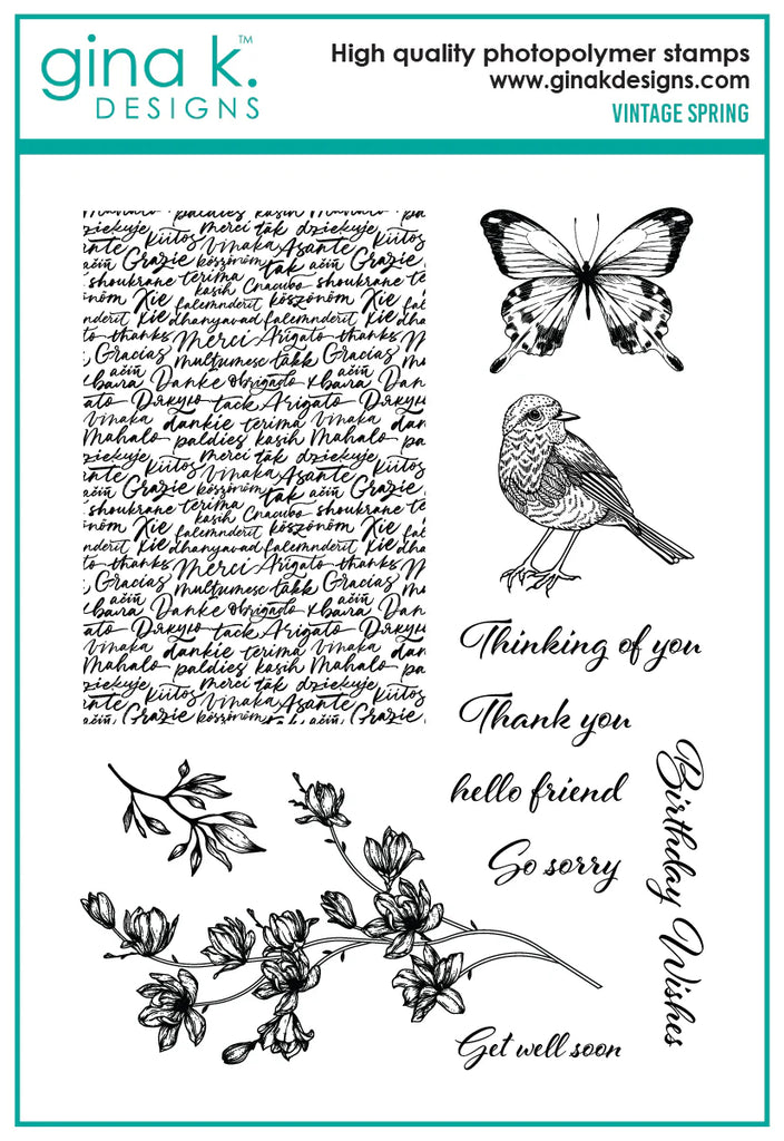 Vintage Spring Stamps