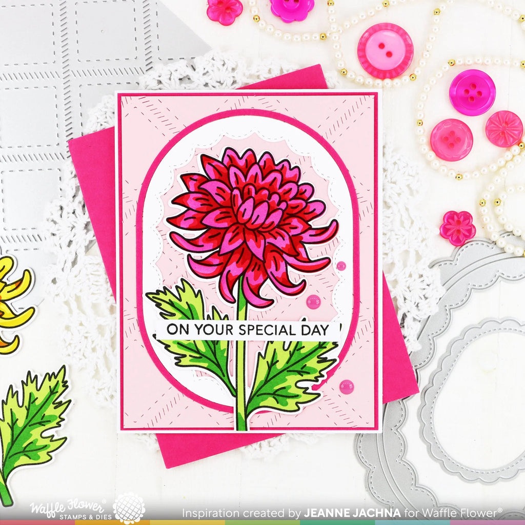     Sketched Chrysanthemum Matching Die