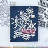 Snowflake Background Stencil