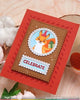 Nesting Postage Collage Party Bear Stencil