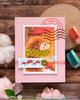 Nesting Postage Collage Mush Love Stencil