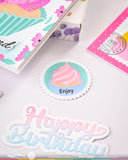 Postage Cupcake Die-n-stencil