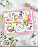 Postage Collage Sew Fun Stamp Set