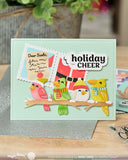 Postage Collage Dear Santa Stencil
