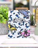 Butterfly Trio Coloring Stencil