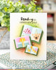 Open Book Trio Birthday Stencil