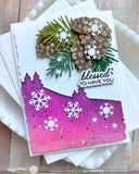 Snowcapped Pinecone Details Stamp Set