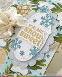 Snowcapped Pinecone Details Stamp Set