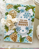 Snowcapped Pinecone Details Stamp Set