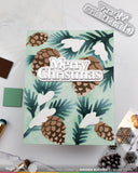 Snowcapped Pinecone Shape Die