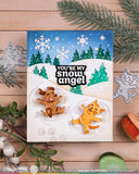 Snowflake Background Die