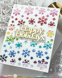 Snowflake Background Die