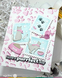 Postage Collage Cat Silhouettes Die