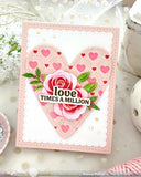 Double Stitched Hearts Die