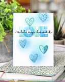 Inside Accents - Hearts Stamp Set