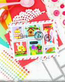 Postage Collage Egg Hunt Stamp Set