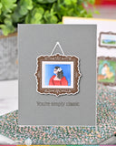 Postage Collage Frames Matching Die