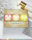 Square Postage Daffodil Stencil