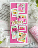 Postage Collage Mom & Dad Details Stamp Set