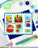 Postage Collage Mom & Dad Details Stamp Set