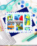 Postage Collage Under the Sea Stencil