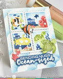 Postage Collage Under the Sea Stencil