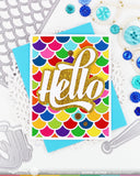 Waving Hello Word Die