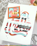 Waving Hello Word Die
