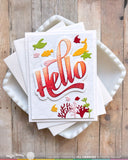 Waving Hello Word Die