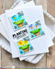 Square Postage - Pansy Stencil