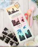 Postage Collage City Sunset Stamp Set