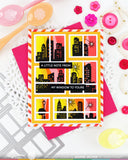 Postage Collage City Sunset Stamp Set