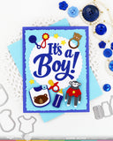 Postage Collage Baby Icons Die